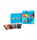 CRAYONES ESCOLARES JUMBO GIGANTE 12 COLORES, CARIOCA