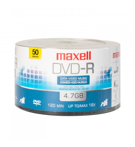 DVD-R SIN CAJA X UNIDAD, MAXELL