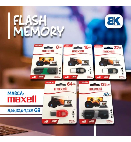 FLASH MEMORY 128 GB, MAXELL