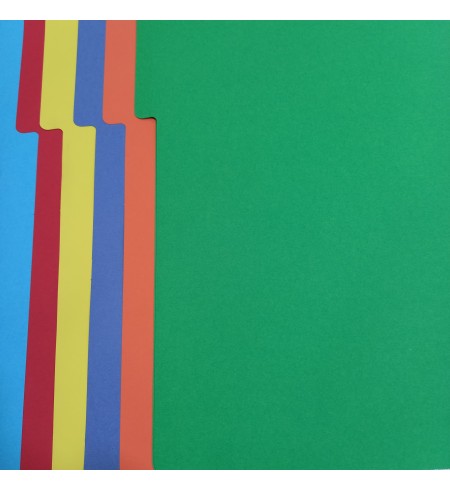 FOLDER MANILA COLORES INTENSOS ABIERTO