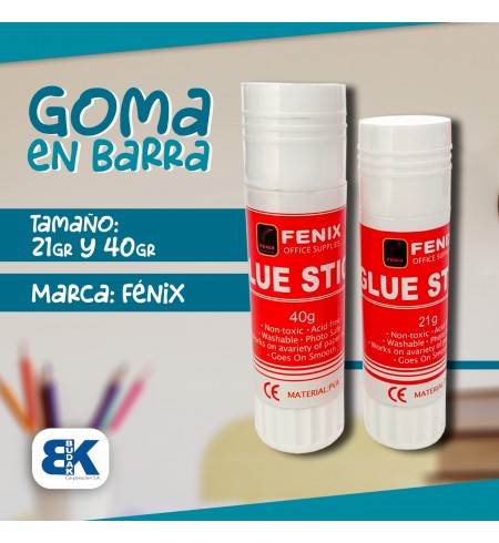 GOMA EN BARRA , DE 21 GR, FENIX
