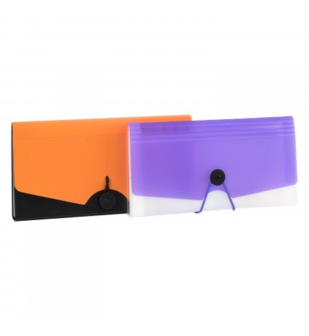 ARCHIVADOR ACORDEON 1/2 OFICIO PLASTICO, 12 BOLSILLOS FENIX