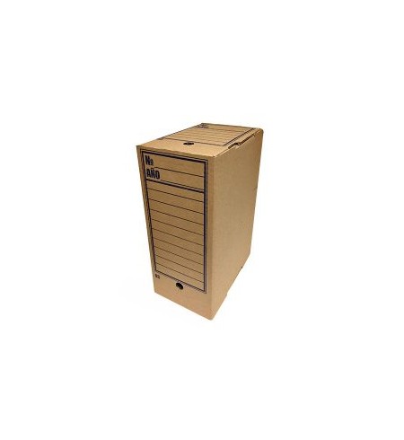 ARCHIVADOR DE CARTON PLEGABLE LOMO 16 CMS N. 3, KRAFT, CARTONERA PICHINCHA