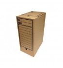ARCHIVADOR DE CARTON PLEGABLE LOMO 16 CMS N. 3, KRAFT, CARTONERA PICHINCHA