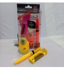 COMBO 3 PIEZAS BORRADOR E-BOT PORTAMINAS AMARILLO 0.50MM SV-DBE05K3S, SERVE