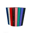 CARPETA PLASTICA  ESCOLARES VARIOS COLORES  2 ANILLOS SIN PORTACARATULA OFICIO LOMO 3, FENIX 