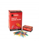CLIPS STANDAR 32 MM COLORES,  CAJA X 100, FENIX